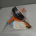 Drain Auger, Clog Remover with Drill Adapter, 25 Feet Flexible Plumbing Snake Use Manually or Powered for Kitchen, Bathroom and Shower Sink, Comes with Gloves (orange)