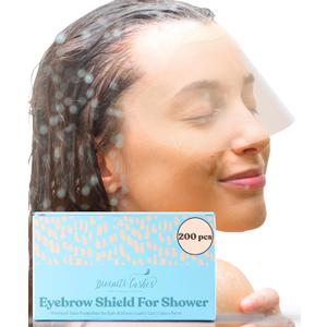 Eyelash Shield Shower Visor For Adults - 200 Eye Shields for After Surgery Shampoo, Microblading Supplies Permanent Makeup Supplies - Lash Guard - Eyelash Protector - Eye Shield After Cataract Surgery