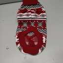 Vehomy Dog Christmas Sweaters Pet Winter Knitwear Xmas Clothes Classic Warm Coats Reindeer Snowflake Argyle Sweater for Kitty Puppy Cat-XL