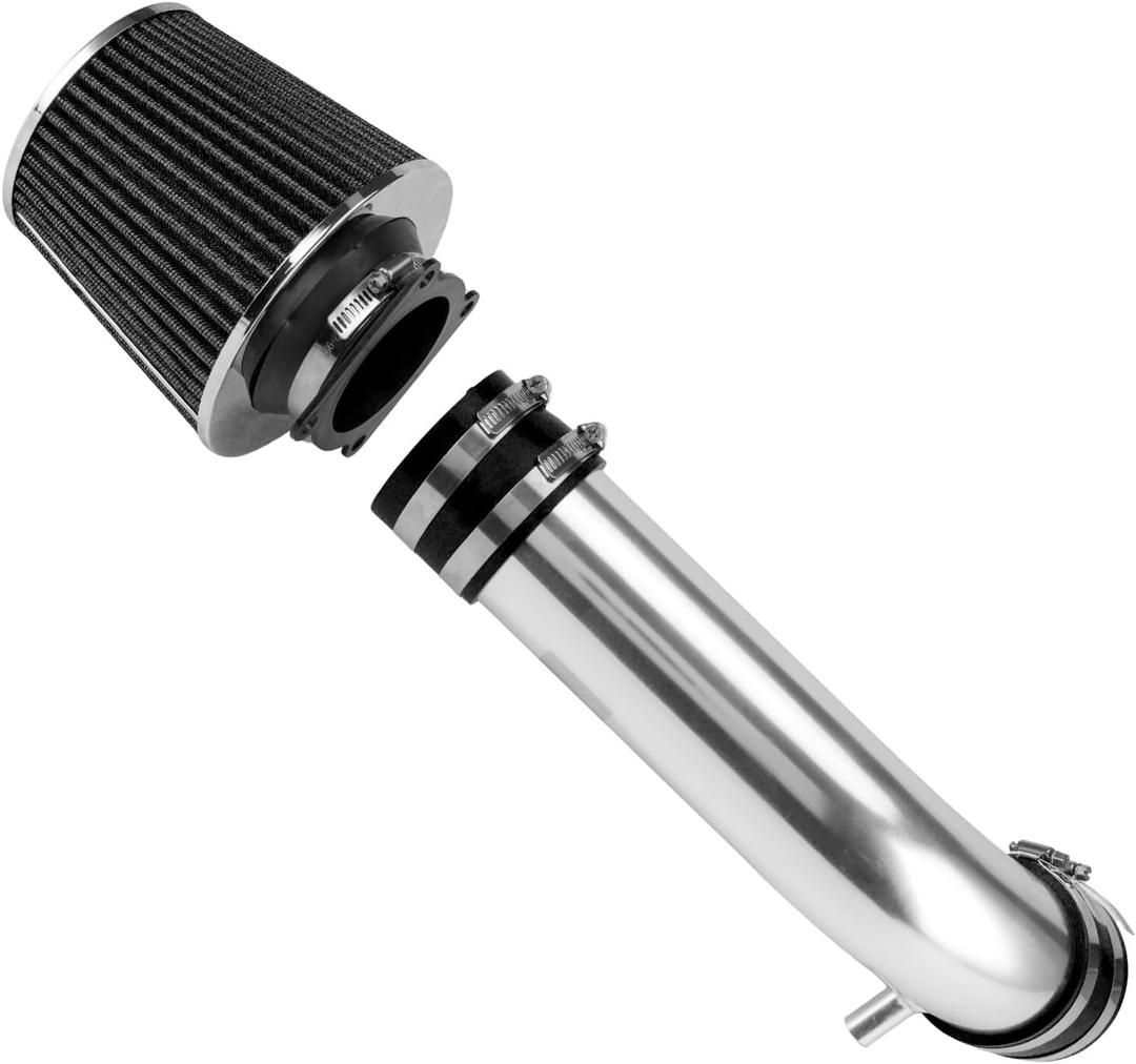 KAX 3 inch Cold Air Intake System Kit Compatible with 2003-2006 G35, 350Z, FX35, Black