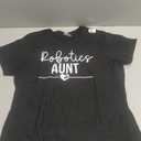 Robotics Aunt Of A Robotics Engineer Auntie Heart T-Shirt (Black, L)