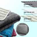 YOKYHOM Golf Cart Seat Covers for Cool or Cold Weather, Thickened Golf Cart Seat Towel Blanket, Plush Surface, Keep Warm, Suits EZGO, Yamaha, Club Car and More 2-Seat Cart, 50"x 27.5", Dark Gray