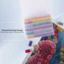 VTG Diamond Painting Storage Containers, Diamond Art Portable Bead Storage Organizer 96 Gird Diamond Painting Accessories (Storage Box) (96 small square bottle)