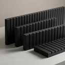 Magnetized engrated black 4 pcs 11 3/4" X  1/2