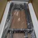 TEMI Long Computer Desk Folding Table - 55.1" Foldable Office Desk, No Assembly, Perfect Writing Table for Bedroom, Dorm, or Apartment, Portable Large Desk or Study Table with Compact Design, Brown