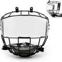 GY Hockey Helmet Cage & Face Shield Protector Combo Ice Hockey Full Face Shield Junior & Youth (JR-PC560-Clear)