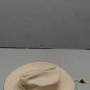 Jastore Boys Girls Cowboy Hat Kids Western Hat Felt Cowboy Hat Cowgirl Hat with Landyard (Beige, 5-10 Years)