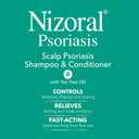 Nizoral Psoriasis Shampoo & Conditioner, 11 Oz, Gentle Scalp Treatment, Relieves Itching, Flaking, Redness, Scaling Effective Scalp Psoriasis Shampoo with Salicylic Acid and Tea Tree Oil (Pack of 2)