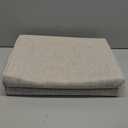 MIULEE 100% Blackout Linen Curtains for Bedroom Thermal Insulated Stone Grommet Room Darkening Curtains & Drapes Fall Decor for Living Room Nursery 52 x 96 Inch (2 Panels)