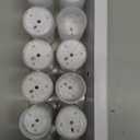 Esup Rechargeable Candles Flameless Flickering Candles Tealights 12pcs/Set with White Base, Decoration Parties, Weddings, Bar, Family, Dinner Outdoor Picnic