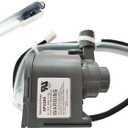 AP1200 AC120V Commercial Large Flow Water Pump Compatible with HZB-30F,HZB-38F,HZB-32,HZB-45,HZB-65,HZB-90,HZB-120,HZB-160 Ice Maker,Small-sized Circulating Submersible Pump,60Hz 0.13A, Hmax: 0.8m