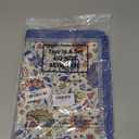 Cunhill Dining Table Placemats Set of 6 Cotton Linen Cloth Non Slip Mats Washable Vintage Blue Floral Placemats for Holiday Banquet Kitchen Dinner Table Party Decorations, 18.9 x 13 Inch