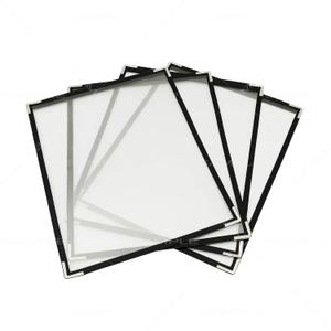 25 Menu Covers 8.5 x 11 Inch Menu Holder Double Stitched Menu Covers Single Page Menu Cover Two Clear Viewing Surfaces Restaurant Menu Covers
