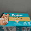 Pampers Swaddlers Diapers, Size 3 (13-26 lbs), 78 Count, Absorbent, Keeps Baby Dry and Comfortable, Skin Safe Disposable Baby Diaper