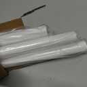 Tension Curtain Rod 51-165 Inch, Extra Long Curtain Rod No Drilling for Window or Bathroom, Outdoor Curtain Rods for Patio, Easy to Install, Never Rust, Rod Diameter 1.26 Inches-White