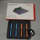 Joy-Con Charging Dock for Nintendo Switch 2, JoyCons 2 Charger Accessories 4 in 1 with LED Indicator, Vibration RGB Light and Charging Cable (Black)