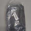 Men's 36" Cotton Yoga Sweatpants - Athletic Casual Lounge Open Bottom Straight Leg Loose Pants Zipper Pockets (Large, Dark Grey)