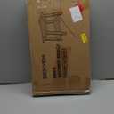 Psilvam Poly Lumber Shower Bench, Shower Stool with Storage Shelf, Shower Benches for Inside Shower Water Resistant & Non-Slip Design Shower Chair Seat for Bathroom, Living Room (White)