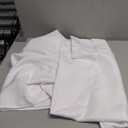 Lino Rosa Kitchen Window Curtains Over Sink,Pinch Pleat Linen Sheer Short Back Door Curtains for Inside House Front Door Window 30x40 Inch Length White (Pack of 2)