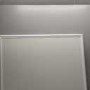 Farmhouse Linen Bulletin Board, 40" x 30", White Wood Style Frame, Industrial Grade Pinning Surface