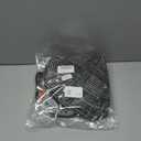 Kids 100 Days School Old Man Costumes Halloween Costume Dress up Outfit Accessories (8-10Year, Black)