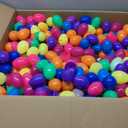1000 Plastic Easter Eggs Bulk - Empty Multi-color Easter Eggs 2.25" For Fillable Hunt Easter Basket Bulk - Comes In Multiple Colors Including Yellow, Pink, Orange, And Purple (Pack of 1000)