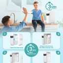 CripsTaste Tankless Reverse Osmosis System 800GPD High Flow Rate NSF 58&42 Certified & SGS Tested Under Sink Water Filtration System 2.5:1 Pure to Drain RO Water Filter System Under Sink