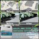 Mulch Gravel Glue for Landscaping 34 Oz - Fast-Drying Rock Pea Glue, Waterproof Gravel Binder, Clear Adhesive for Rocks, Mulch, Pebbles, Rubber Pet-Friendly Bookbinding and Book Repair