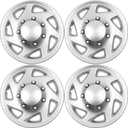 Dasbecan Hubcaps Compatible with Ford E150 E250 E350 Econoline Van 1998-2023 16 inch 8 lugs Wheel Cover Replaces# F8UZ-1130-AA F7UZ-1130-AA F8UA-1130-AA F7UA-1130-AA