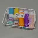 20Pack Travel Bottles for Toiletries, TSA Approved Travel Bottles Silicone Travel Size Containers, Travel Essentials Leak Proof Refillable Liquid, Shampoo and Conditioner Travel Toiletry Bottles (Color)