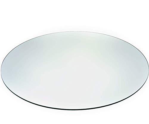 Audio-Visual Direct 42" Round Tempered Glass Table Top with Pencil Edge