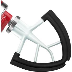 Flex Edge Beater for KitchenAid 4.5/5 QT Tilt Head Stand Mixer Fits 4.5-5 Quart Bowls,With Silicone Edges For Kitchen Aid Accessories and Attachments,Black