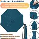 10ft Patio Umbrella Replacement Canopy for 8 ribs, Fits Hanging Offset Cantilever Market Outdoor Patio ShadesCanopy Only