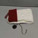 Christmas Stockings with Initials, Personalized Custom 18" Large Embroidered Monogram Knit Kids Xmas Stocking Holiday Party Fireplace Family Hanging Stocking Decoration Green-White Letter L