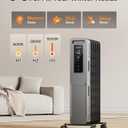 PELONIS Oil Filled Radiator, Electric Space Heater for Indoor Use Large Room with Thermostat & Remote, 3 Modes & 3 Heat Settings, ECO Mode, 24H Timer, Quiet, Overheat & Tip-Over Protection, 1500W
