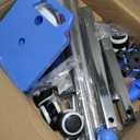 Rolling IV Pole with Tray - Stainless Steel 4 Hooks IV Stand with Wheels Height Adjustable for Clinic Home Care (52 to 71 inches)