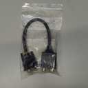 StarTech.com 1ft DVI Splitter Cable - M / F - DVI-D to 2x DVI-D Dual Video Splitter for Your Split Screen Computer Monitor (DVISPL1DD), Black