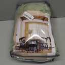Sage Green Linen Curtains Pinch Pleated 84 Inches Long for Living Room Bedroom Pleat with Rings Back Tab Semi Sheer Curtains 84 Inch Length 2 Panels Set Light Filtering Farmhouse Drapes Light Green