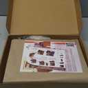 TESLYAR Wood Phone Docking Station for Men - Desk or Nightstand Organizer - Birthday Gifts for Husband, Dad - Anniversary Idea from Wife - Key Holder, Stand Wallet, Watch & Essentials (Bourbon Brown)