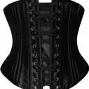 SHAPERX Women's Waist Training Corsets Underbust Heavy Duty 26 Steel Boned Hourglass Silhouette Body Shaper (M)
