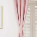 Solid Pink Curtains 83 Inches Long Baby Pink Blackout Curtain Panels/Drapes for Girls Bedroom Decor Grommet Room Darkening Thermal Insulated for Baby Nursery, 83x42Inc, Pack  Of 1