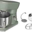 bella STIR 5.3Qt Tilt-Head Stand Mixer, 12-Speed Countertop Mixer, Aloe