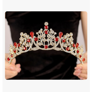 Rannyrena Crystal Wedding Tiaras and Crowns for Women Sparkling Rhinestone Bridal Queen Crown Princess Headpiece Hair Accessories for Birthday Prom Pageant Party