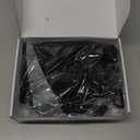 Lower Back Massager with Heat, Heating Pad for Back, Stomach Heating Pad, Waist Belt Wrap with Heat Vibration 3 Levels Adjustable, Touchscreen Control, Adjustable Size, Gifts for Dad Mom (Black)