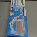 KOKL Disposable Toilet Brush, Toilte Wand Kit, Toilet Bowl Cleaner Brush with 12 Wand Refills, Toilet Cleaning Supplies, Toilet Brush and Storage Caddy, Toilet Cleaning System for Bathroom Maintenance