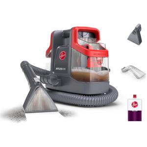 Hoover Spotless Mini Portable Spot Cleaner FH12300, Carpet and Upholstery Cleaner for Stairs, Furniture, Pet Messes and Cars, Compact Design, Easy Fill Tank, Self-Cleaning Hose, Lightweight