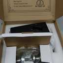 Fingerprint Keypad Deadbolt with Handle Set, Keyless Entry Door Lock, Door Locks for Front Door Lock Set, App Control, Auto Locking, Easy to Install, Satin Nickel (Silver)