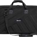 RAYMACE Hard EVA DJ Controller Case, Fits Pioneer DDJ SR,SR2,DDJ-REV1,Denon MC4000,Numark NVII, Mixtrack Pro 3,NV Platinum, Hercules Inpulse 500Protective Travel Storage Bag (22.8x14.6x3.5Inch)