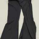 30'' Inseam Women's Bootcut Yoga Pants Long Bootleg High-Waisted Flare Pants with Pockets (Black), XXL