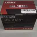 Leadfan Double Din Car Stereo with Dash Cam, Support Apple Carplay and Android Auto, 7INCH Full HD Touchscreen Car Audio Receivers Double Din Radio with Bluetooth, Camera, FM/2 USB/AUX/Subwoofer/SWC